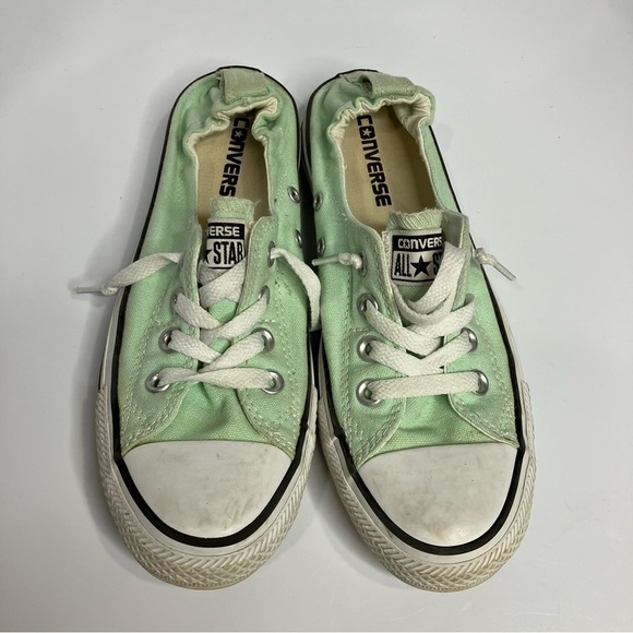 Converse mint green sneakers size 7.5 - Picture 2 of 6